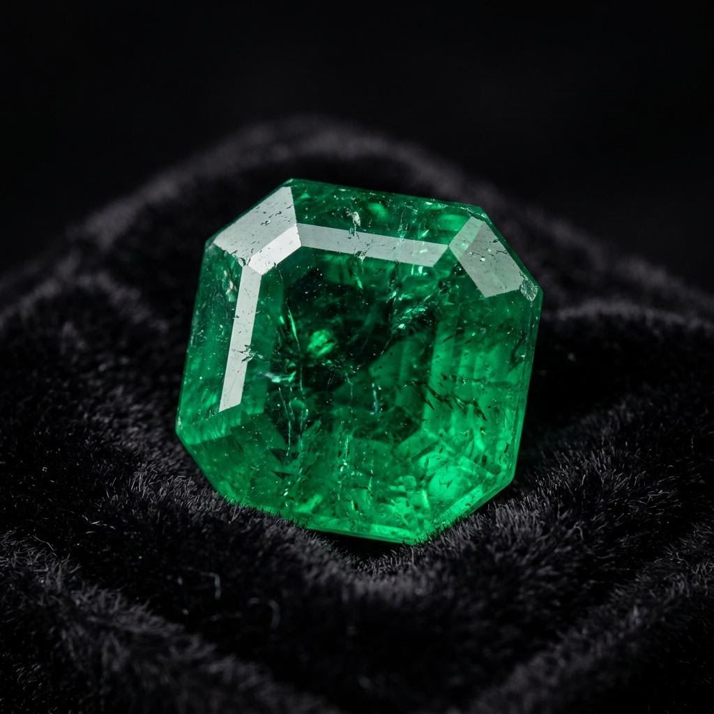 Emerald gemstone specimen