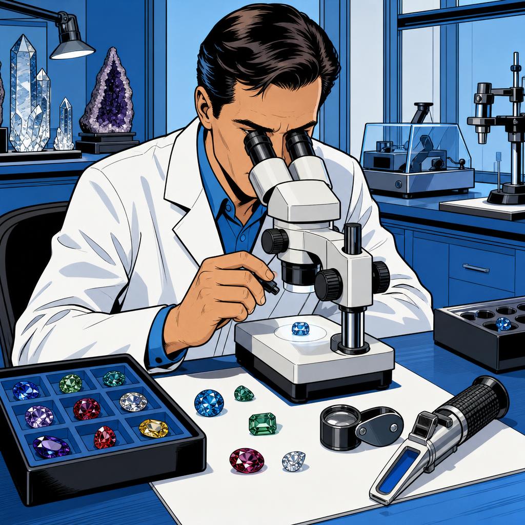 Verify a gemstone laboratory report