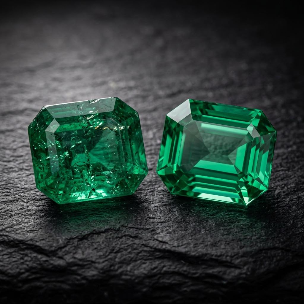 Natural vs synthetic gemstones